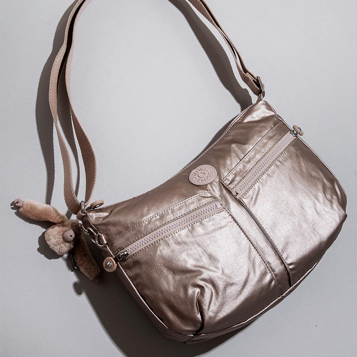 Bolsa Kipling Izellah Dourado 1259248I Dourado 7