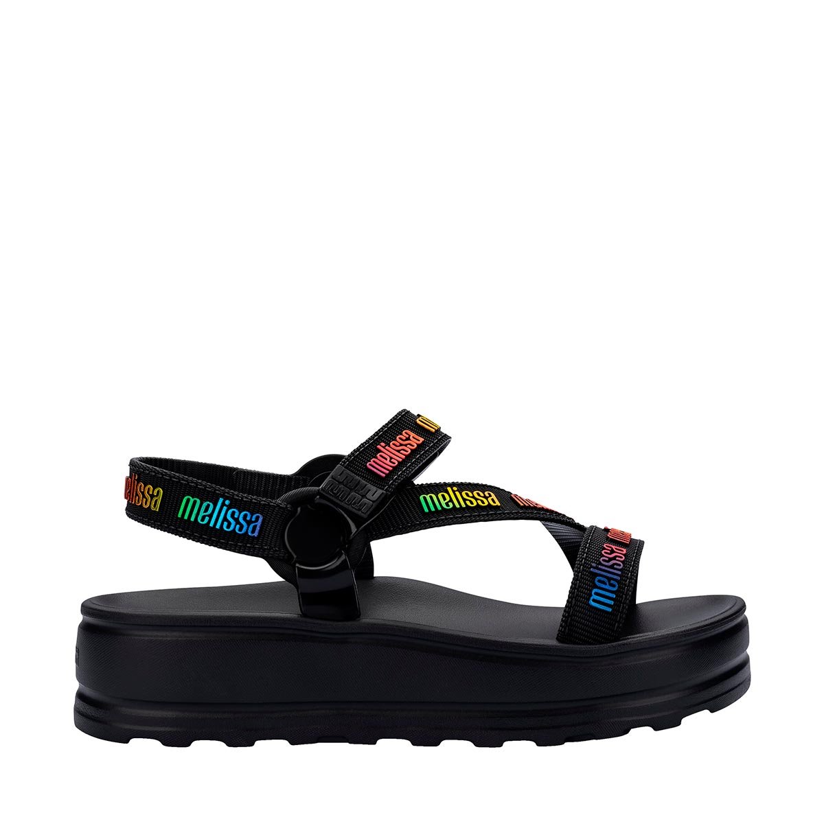 Melissa Stripes Platform M Lover Preto 37831 Preto 1