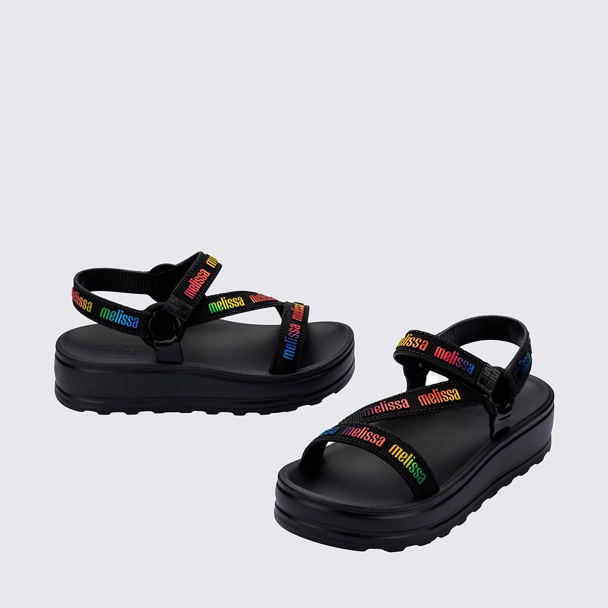 Melissa Stripes Platform M Lover Preto 37831 Preto 4