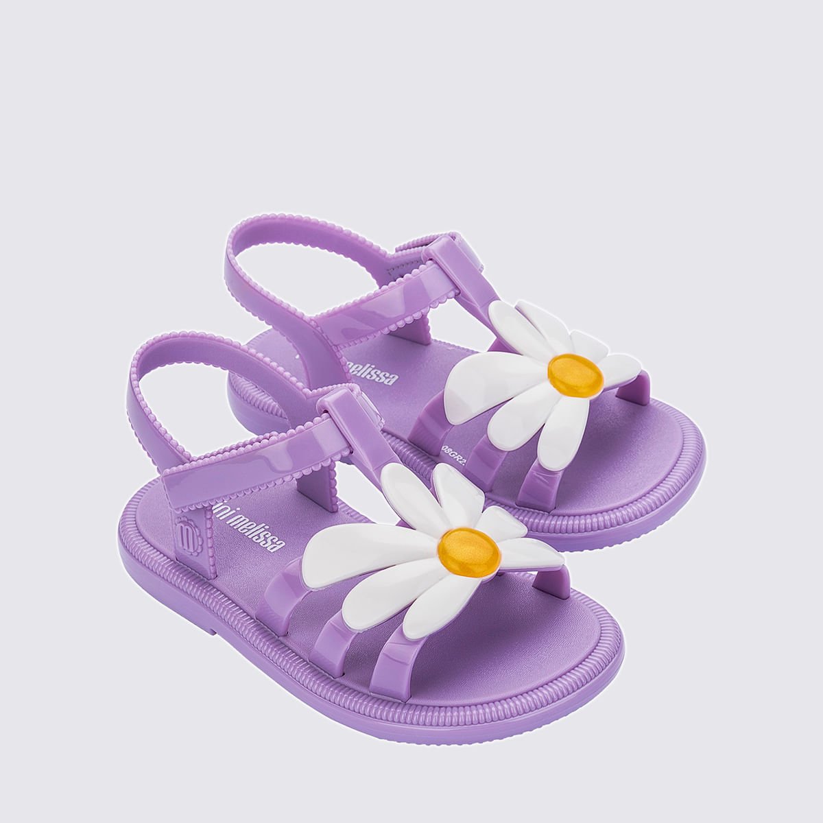 Mini Melissa Hip Bloomy Baby Lilás Branco 35902 Lilás 3
