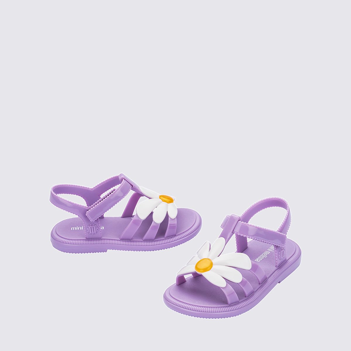 Mini Melissa Hip Bloomy Baby Lilás Branco 35902 Lilás 4