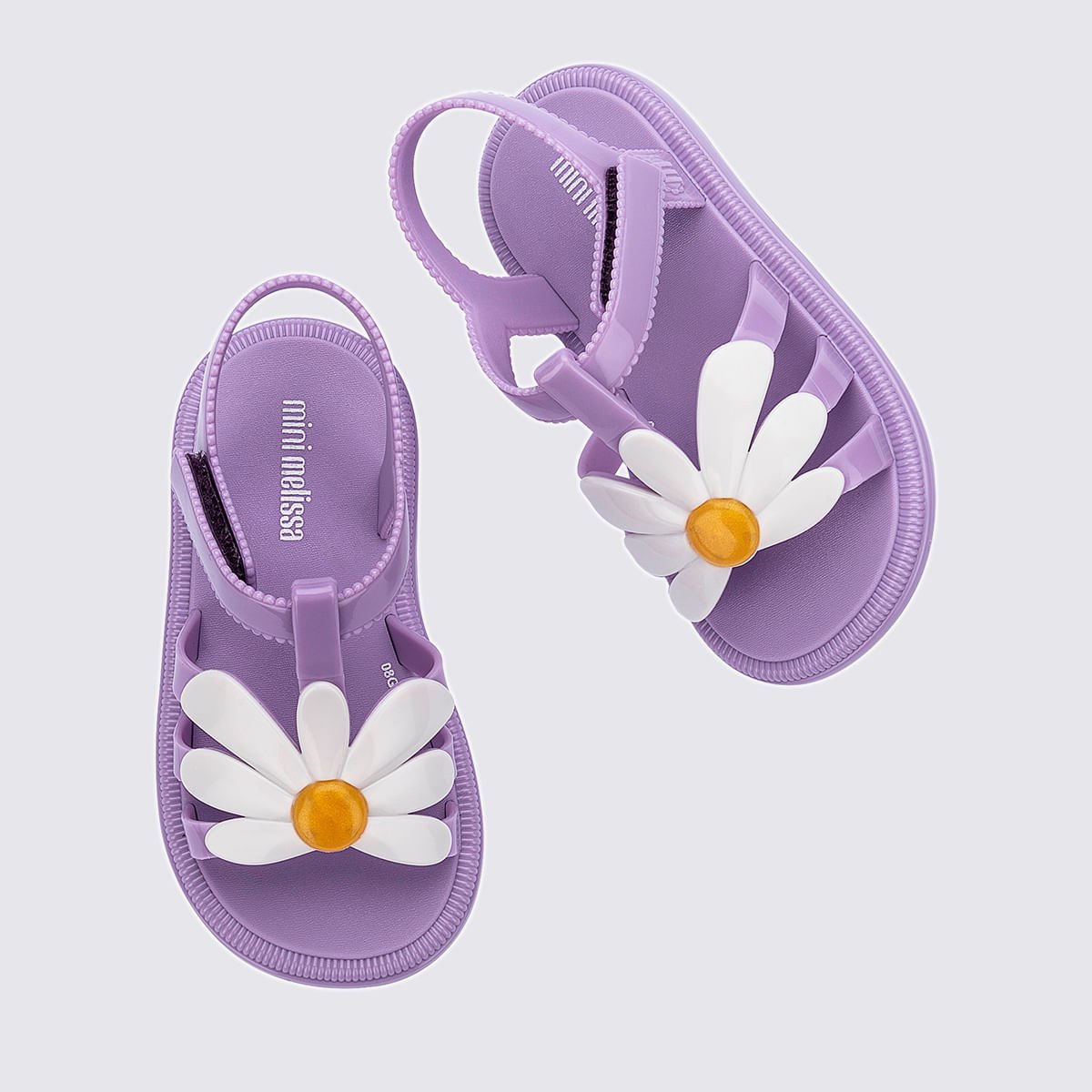 Mini Melissa Hip Bloomy Baby Lilás Branco 35902 Lilás 5