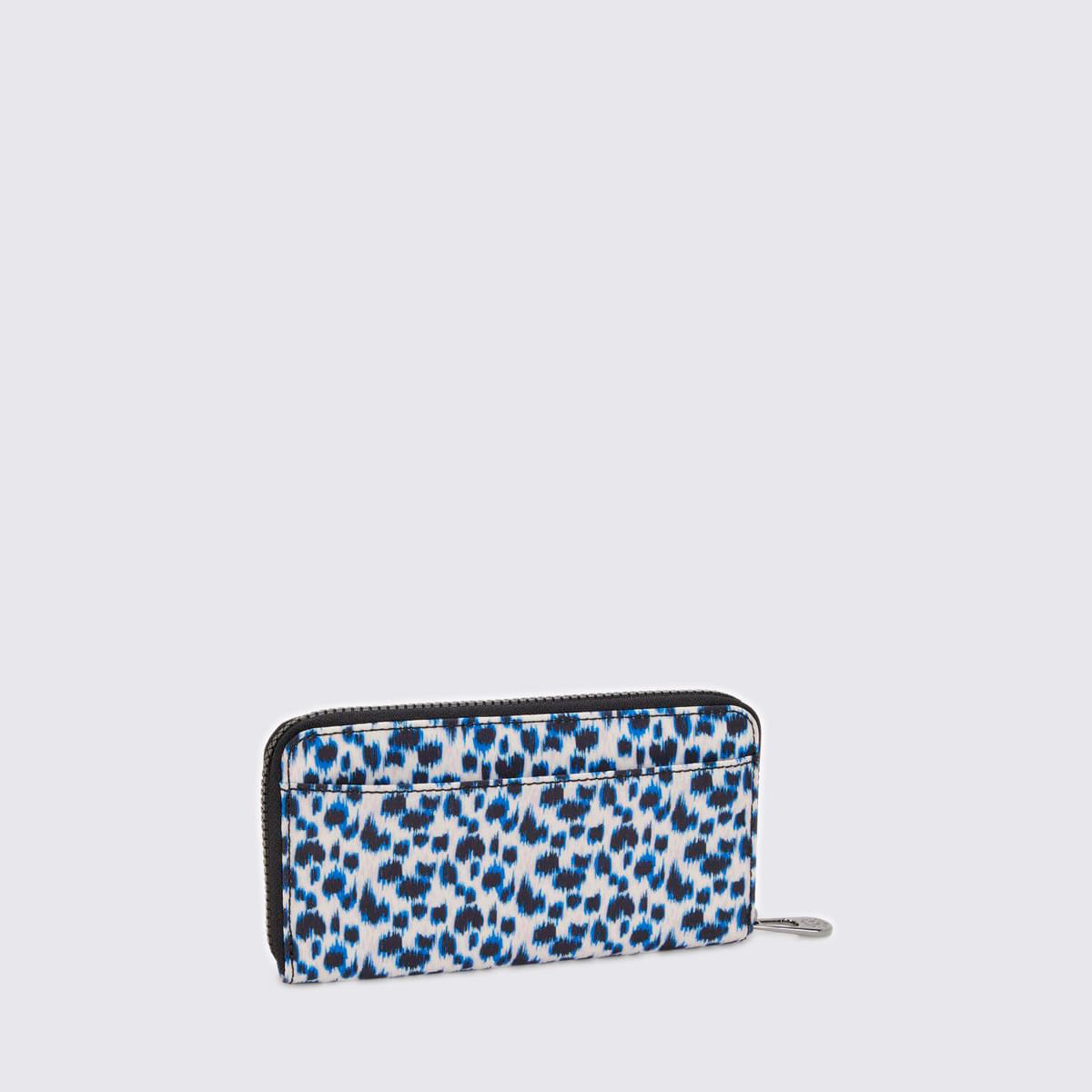 Carteira Kipling New Imali Estampado I75771HZ Branco/Azul 2