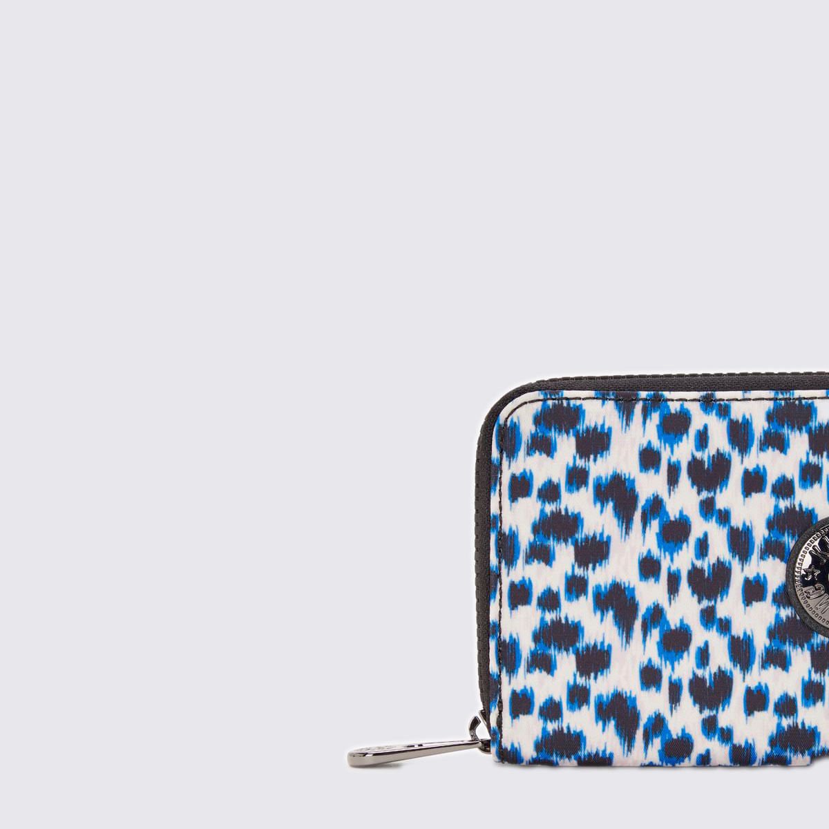 Carteira Kipling New Imali Estampado I75771HZ Branco/Azul 4
