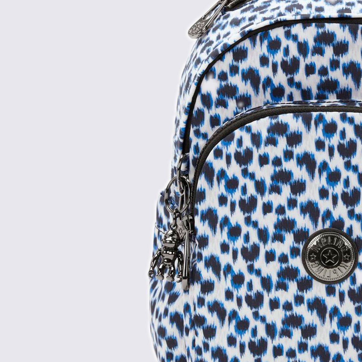 Mochila Kipling Delia Mini Estampado I45631HZ Azul/Branco 4