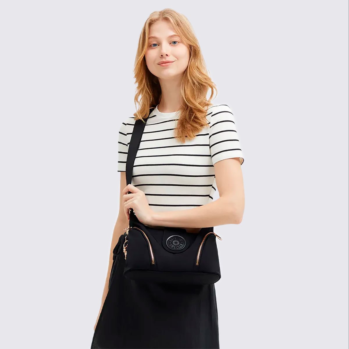 Bolsa Kipling Sera M Preto I510762Q Preto 6