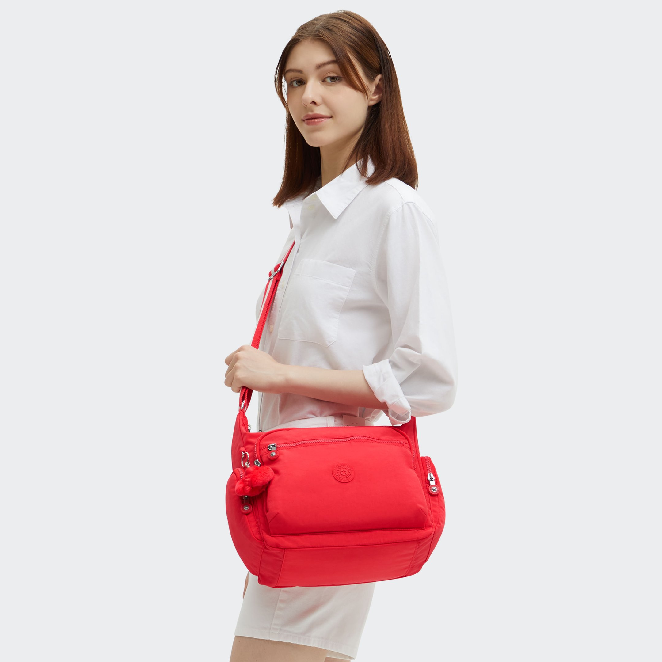 Bolsa Kipling Gabbie Vermelho 152555DX Vermelho 11
