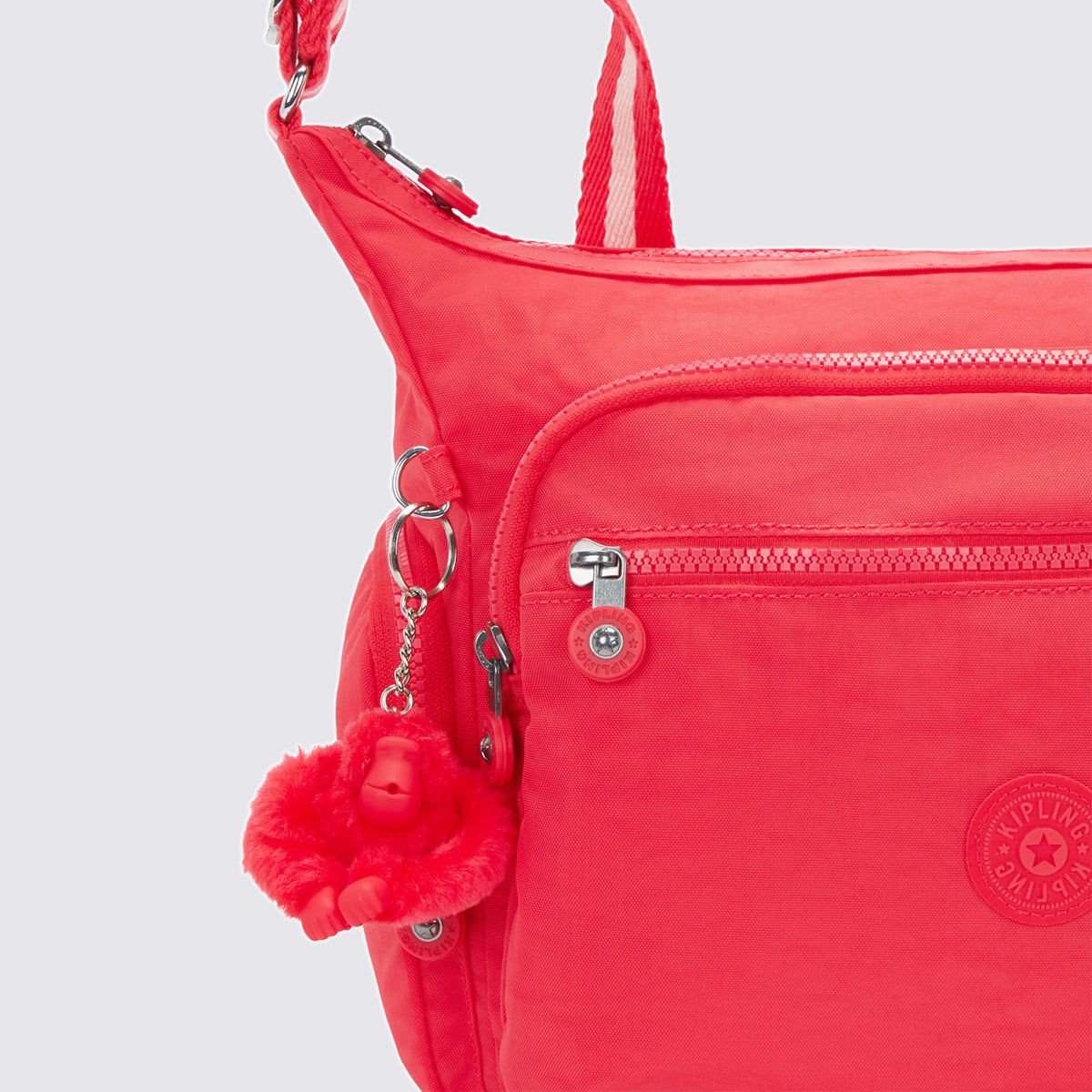 Bolsa Kipling Gabbie Vermelho 152555DX Vermelho 5