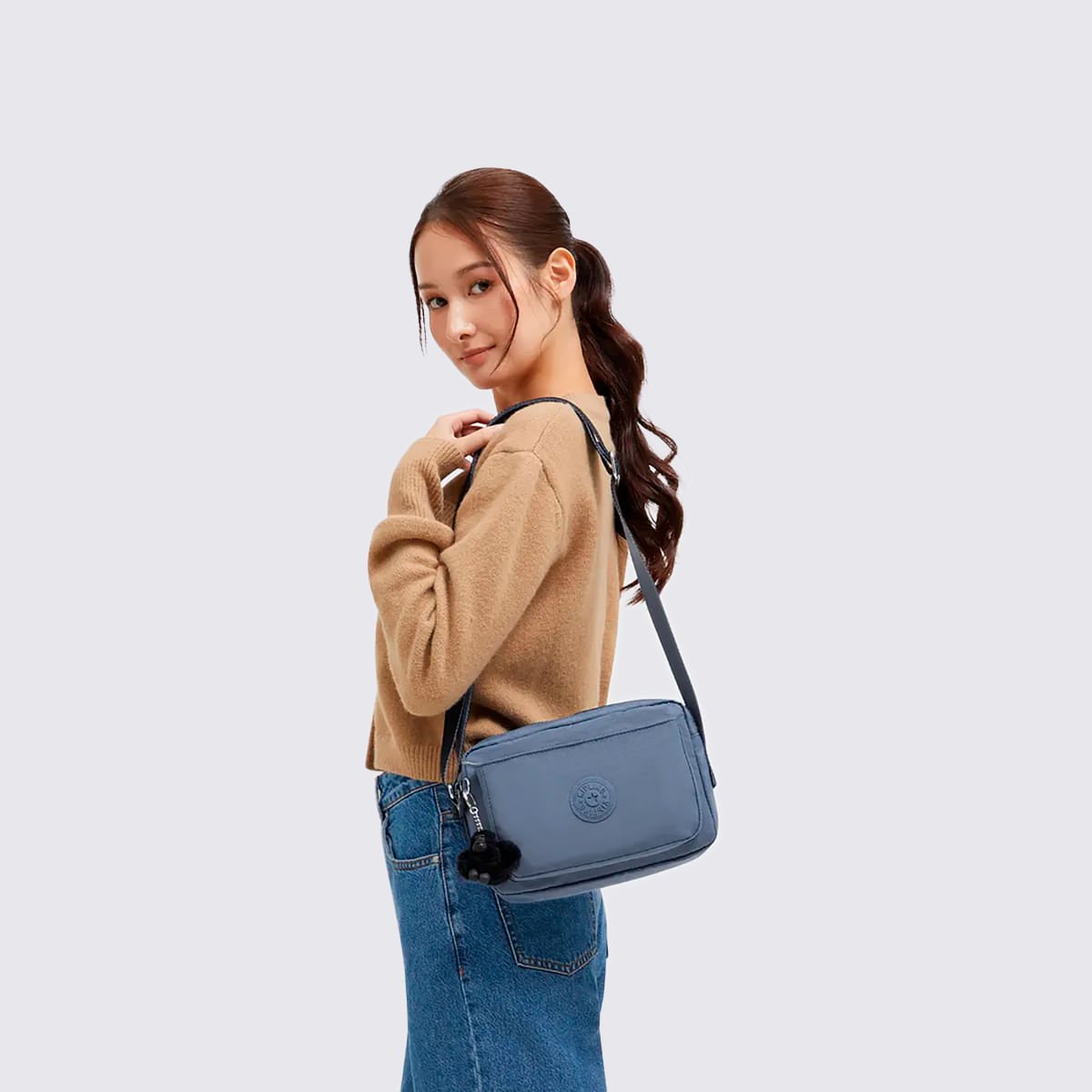 Bolsa Kipling Abanu M Azul I707656V Azul 5