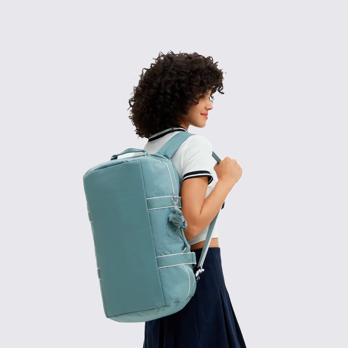 Mala Kipling Jonis S Cinza I77123NL Azul 7