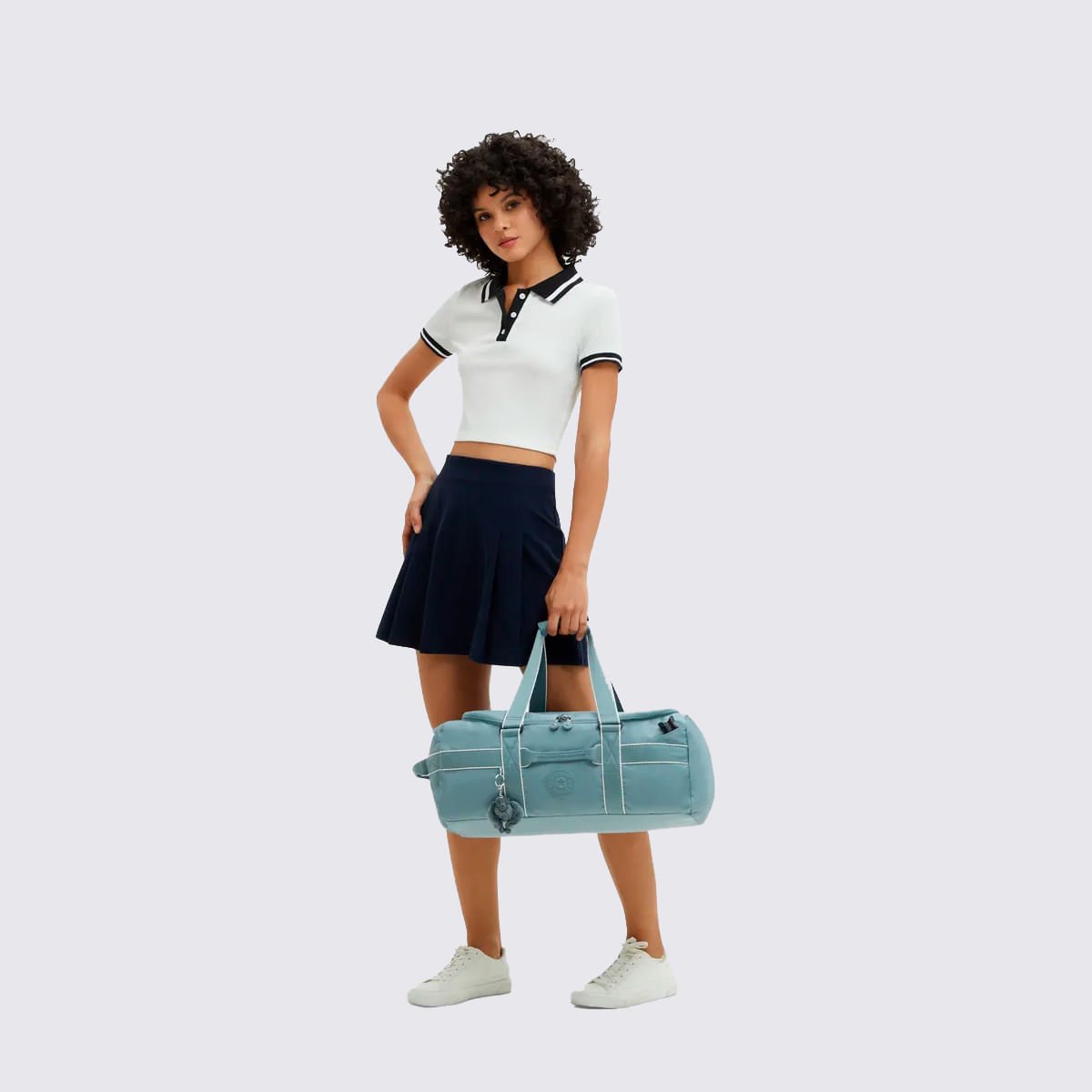 Mala Kipling Jonis S Cinza I77123NL Azul 8