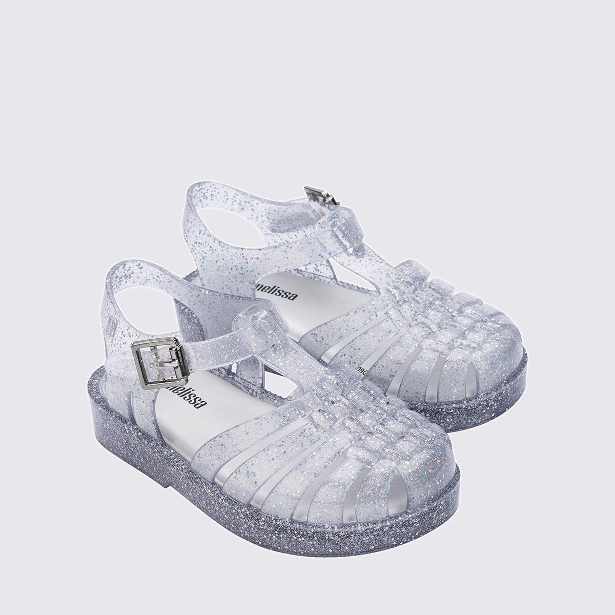 Mini Melissa Possession Shiny Baby Vidro Glitter Prata 33522 Prata 3