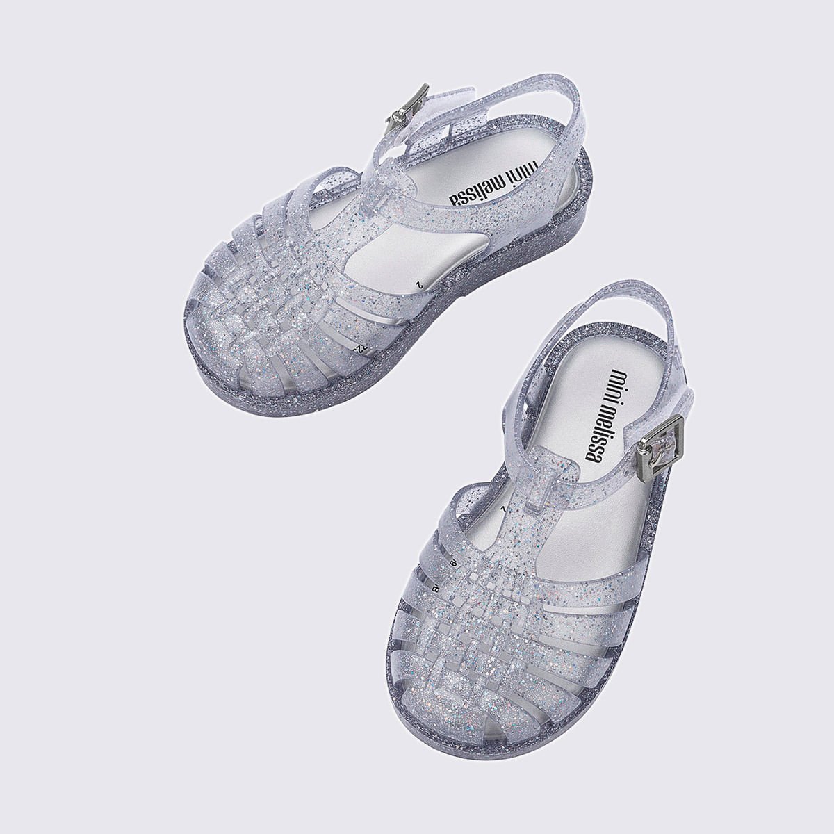 Mini Melissa Possession Shiny Baby Vidro Glitter Prata 33522 Prata 5