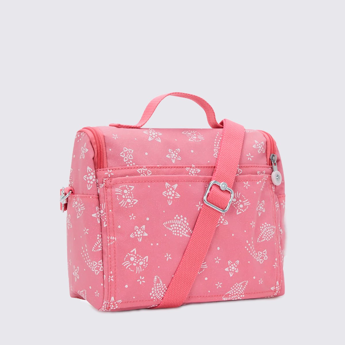 Lancheira Kipling New Kichirou Estampado I53565FR Rosa 2