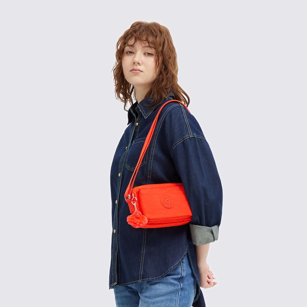 Bolsa Kipling Abanu Laranja I42088CM Laranja 7