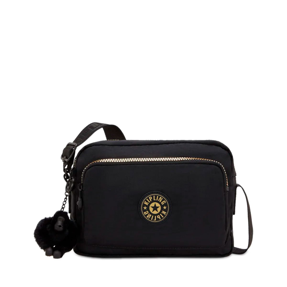 Bolsa Kipling Abanu M Zip Preto I59861BG