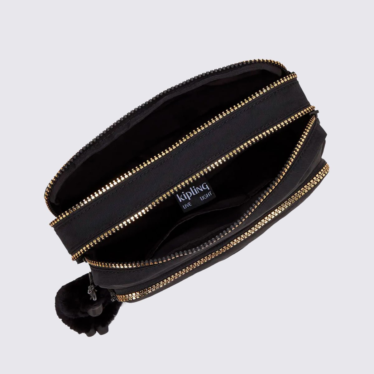 Bolsa Kipling Abanu M Zip Preto I59861BG Preto 4