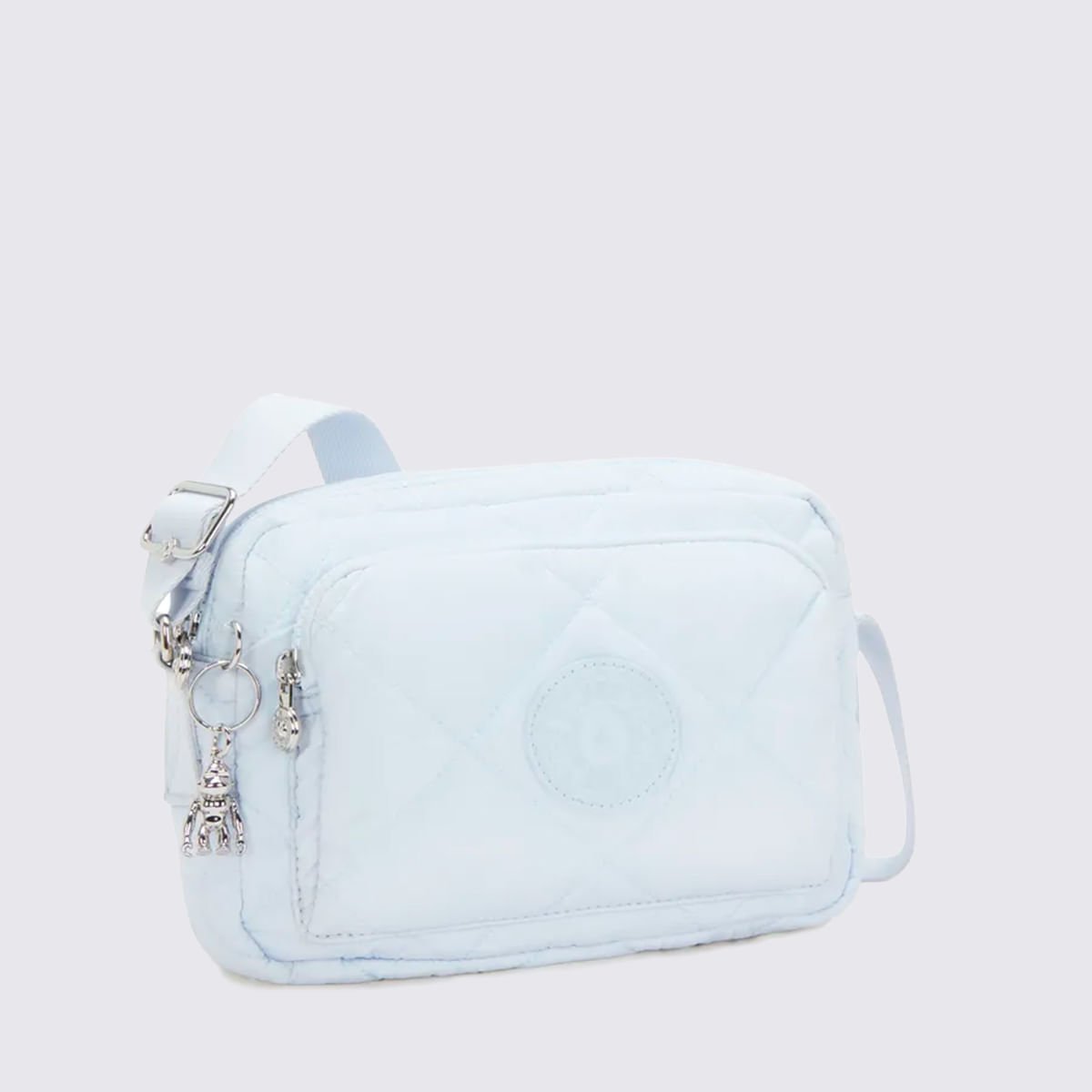 Bolsa Kipling Abanu M Zip Azul I34401TQ Azul Claro 4
