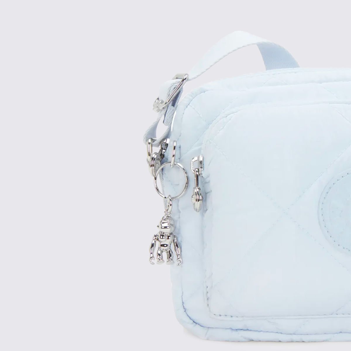 Bolsa Kipling Abanu M Zip Azul I34401TQ Azul Claro 5