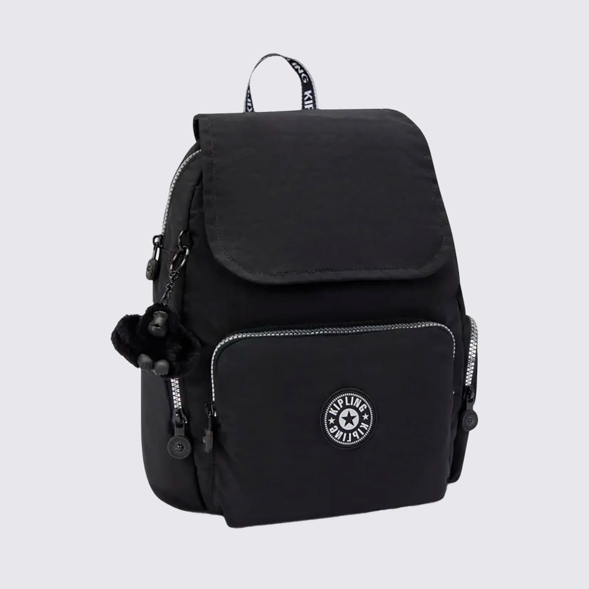 Mochila Kipling City Zip S Preto I73549SB Preto 3