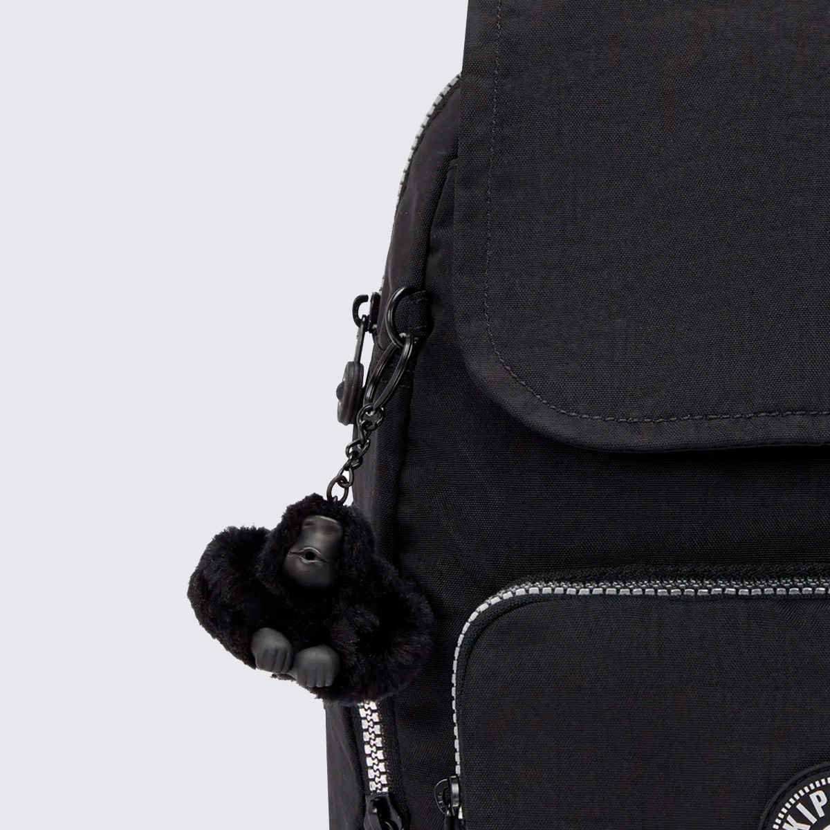 Mochila Kipling City Zip S Preto I73549SB Preto 5