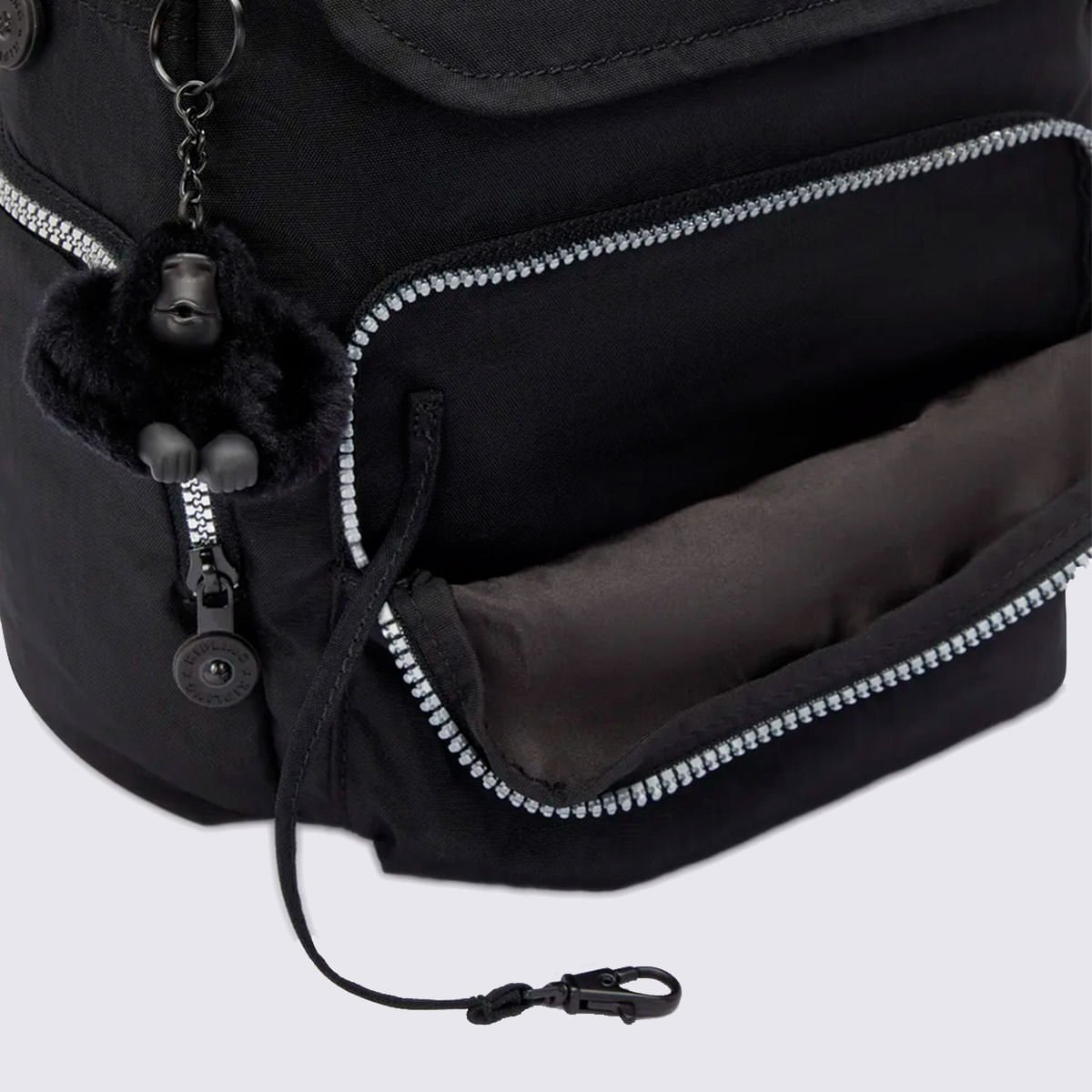 Mochila Kipling City Zip S Preto I73549SB Preto 7
