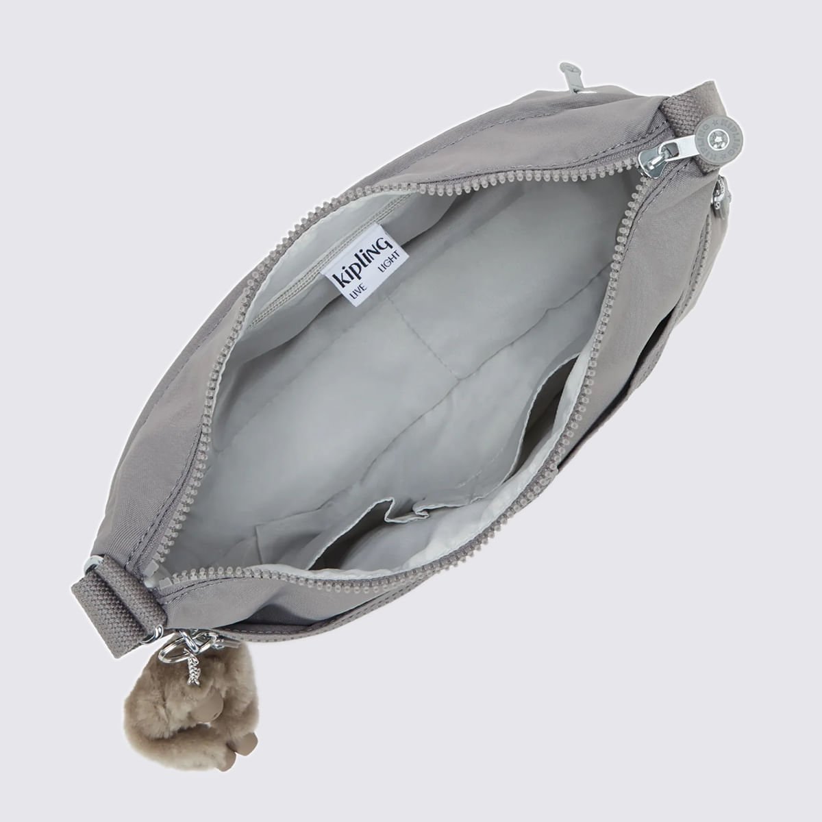 Bolsa Kipling Izellah Cinza 021448DH Cinza 4