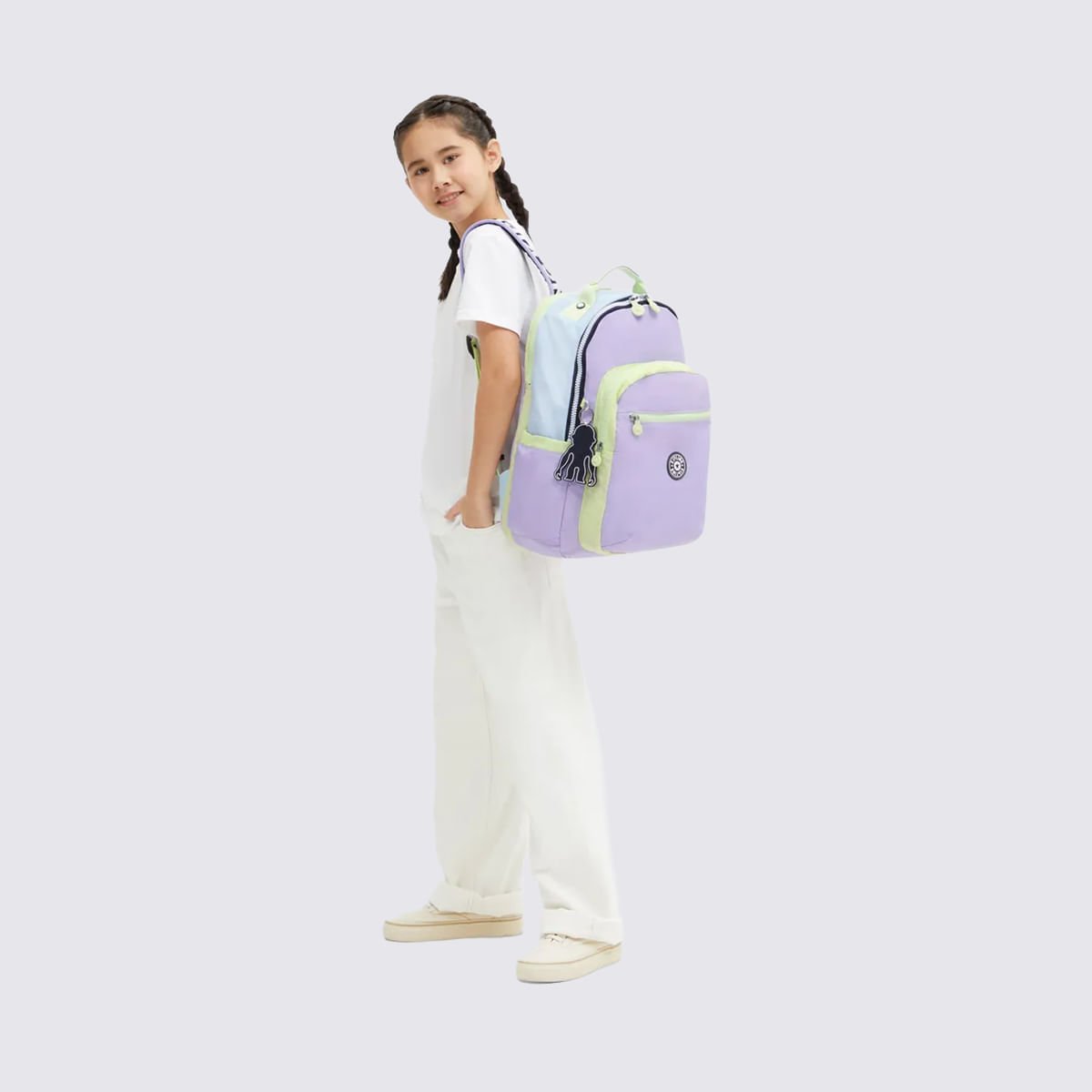 Mochila Kipling Seoul Lap Lilás I61809CZ Lilás 10