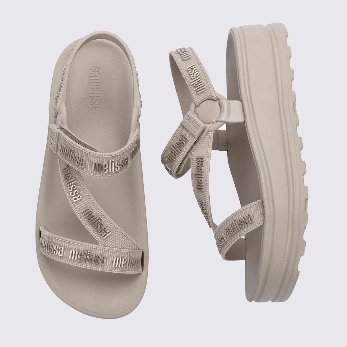 Melissa Stripes Platform M Lover Bege 37831 Bege 3