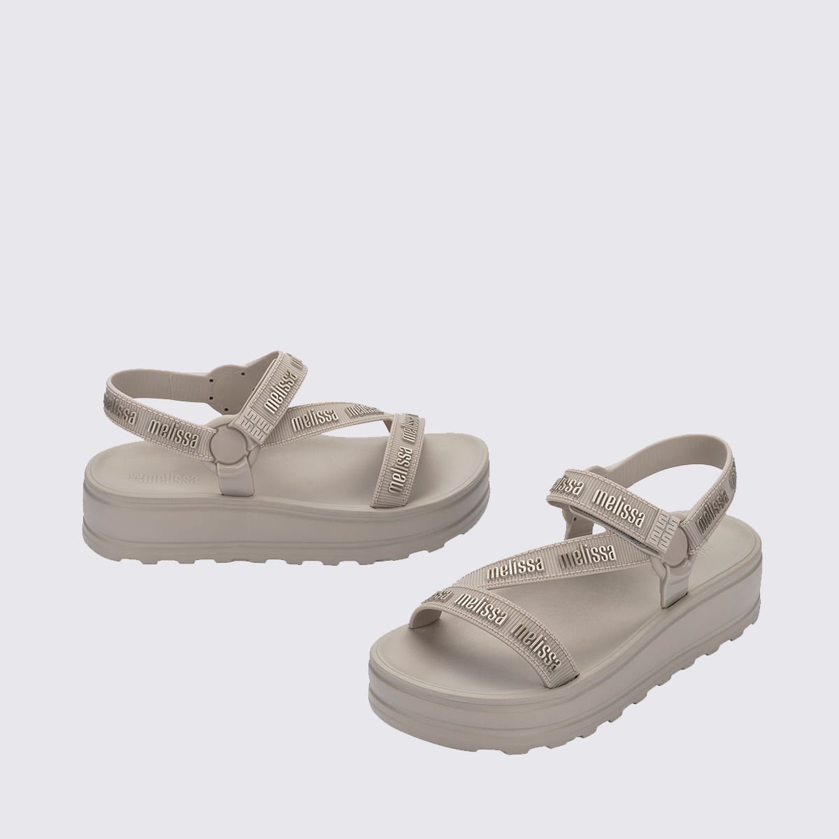 Melissa Stripes Platform M Lover Bege 37831 Bege 4