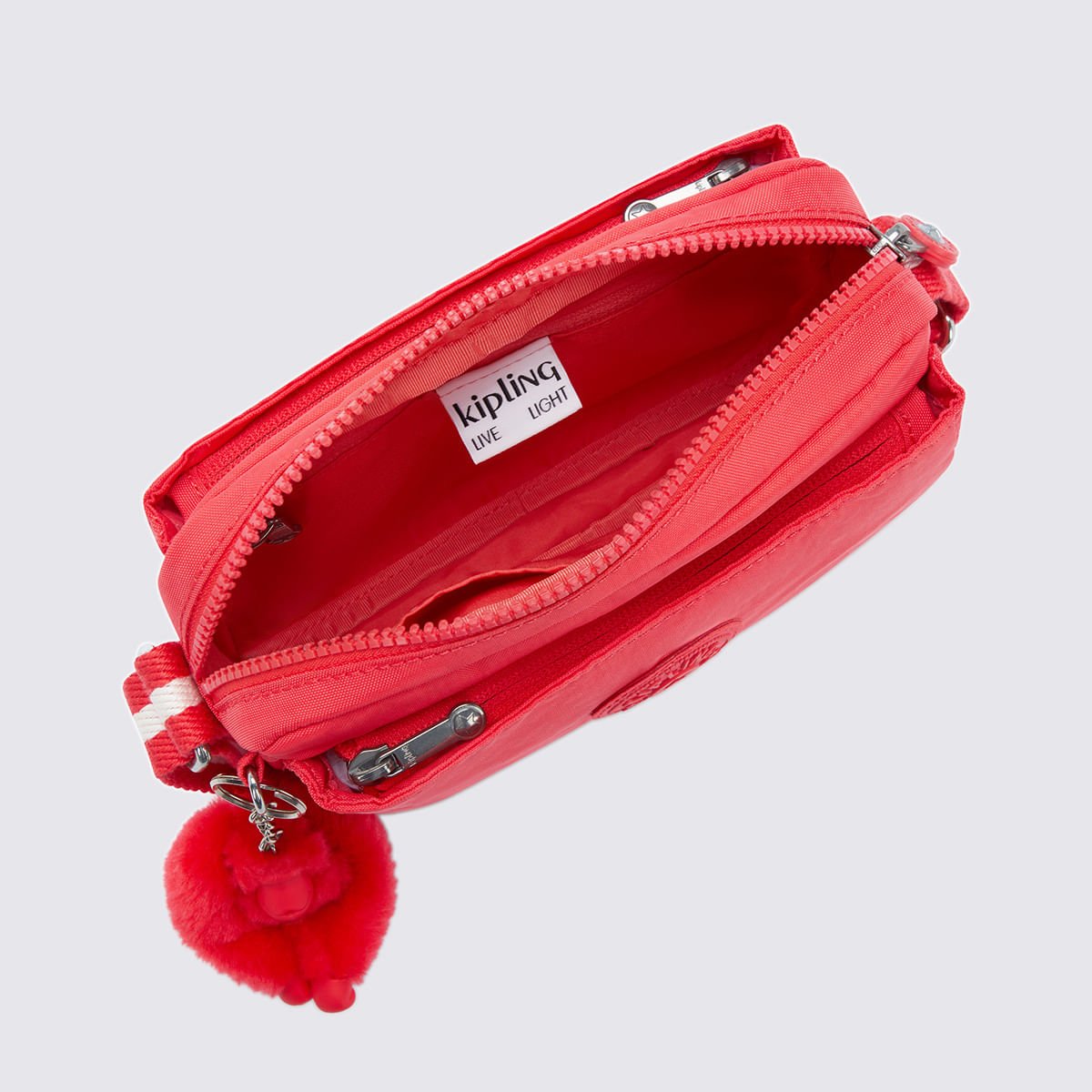 Bolsa Kipling Abanu Vermelho I42085DX Vermelho 4