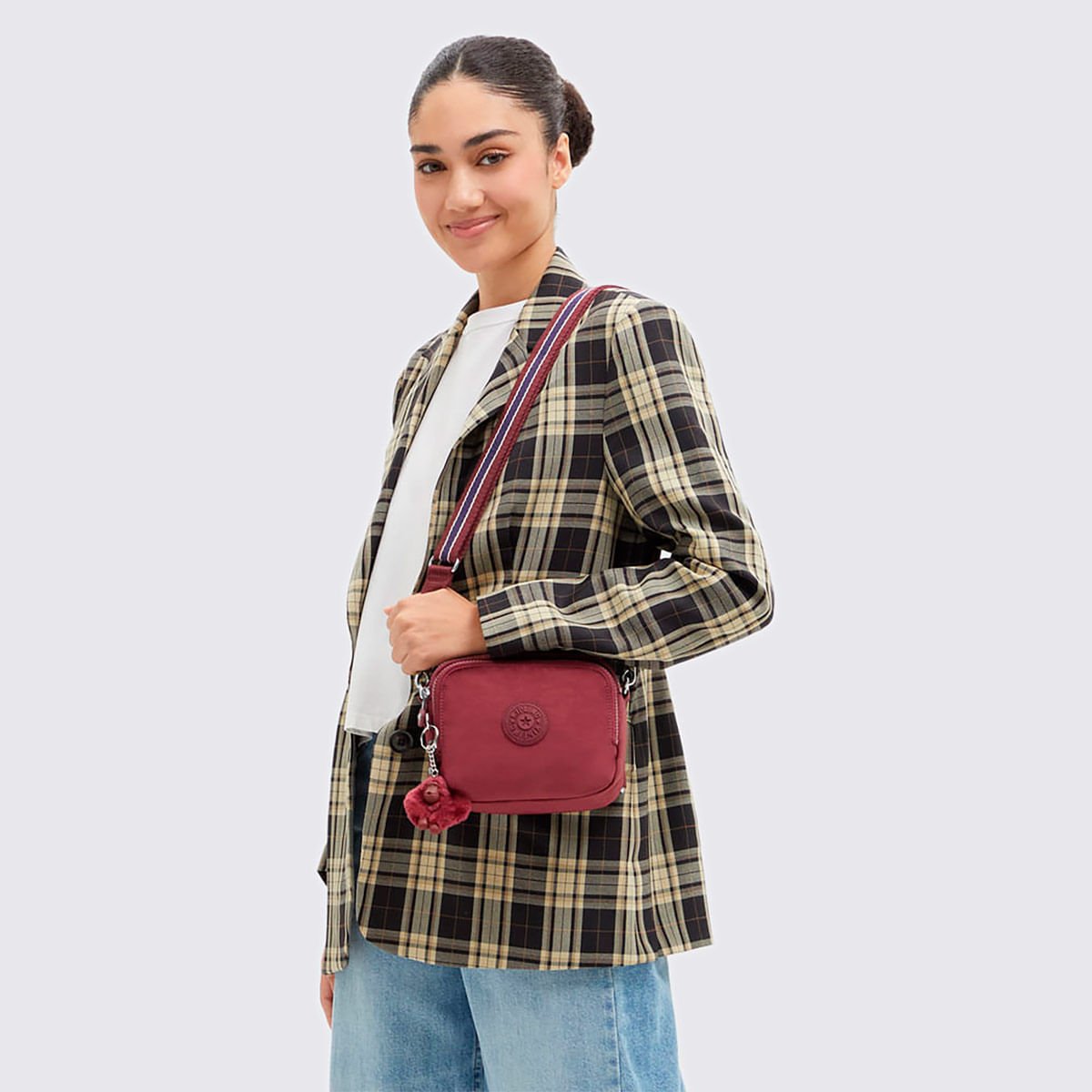 Bolsa Kipling Cahir Vinho I80615FW Vinho 5
