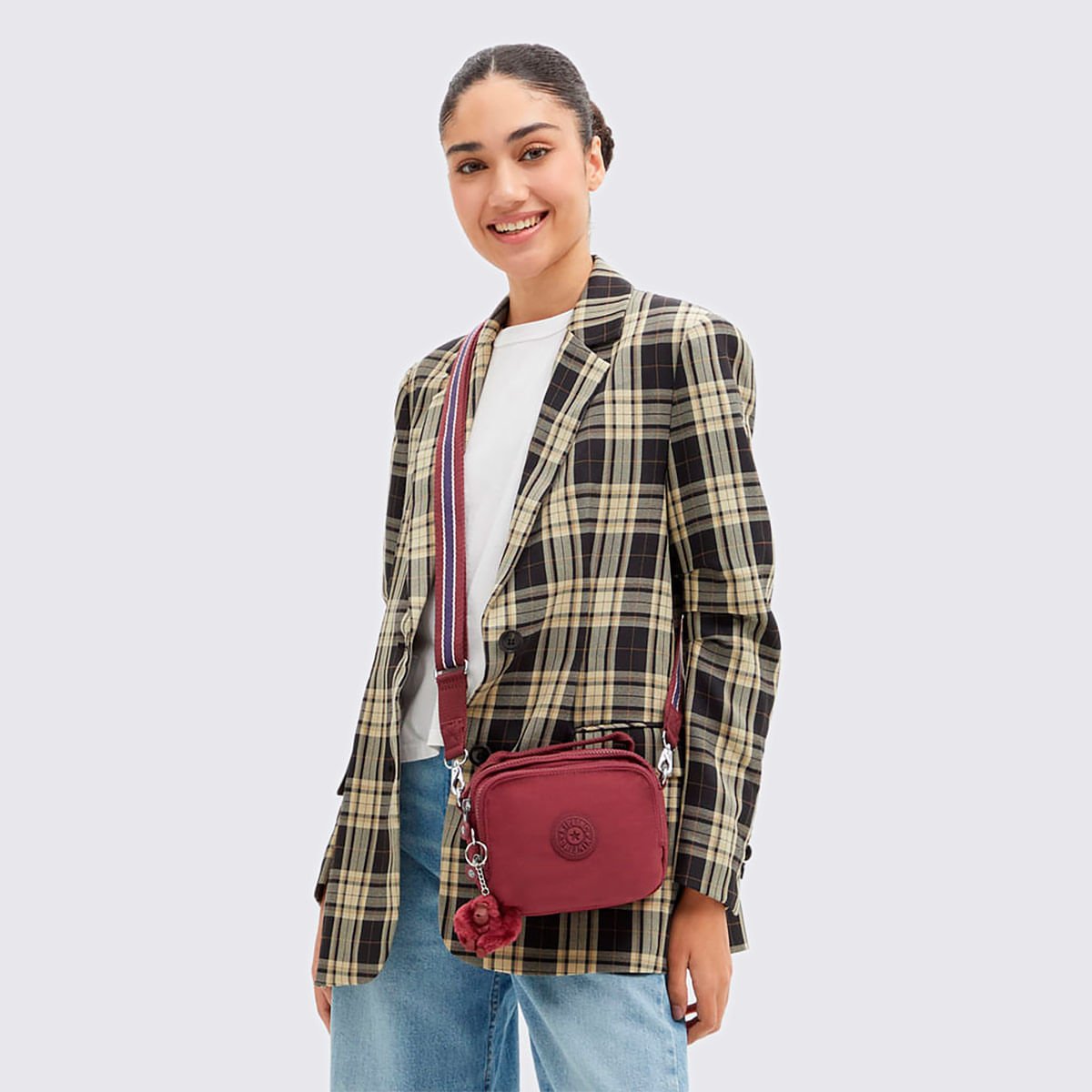 Bolsa Kipling Cahir Vinho I80615FW Vinho 6