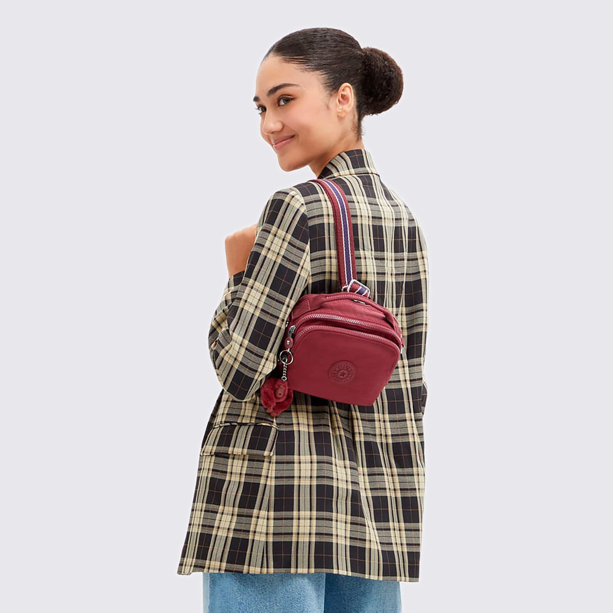 Bolsa Kipling Cahir Vinho I80615FW Vinho 7