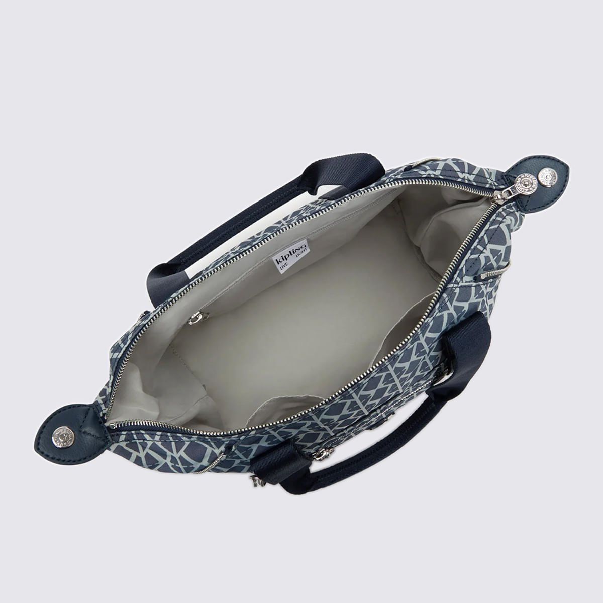Bolsa Kipling Art Mini Estampada I80288DM Preto/Branco 3