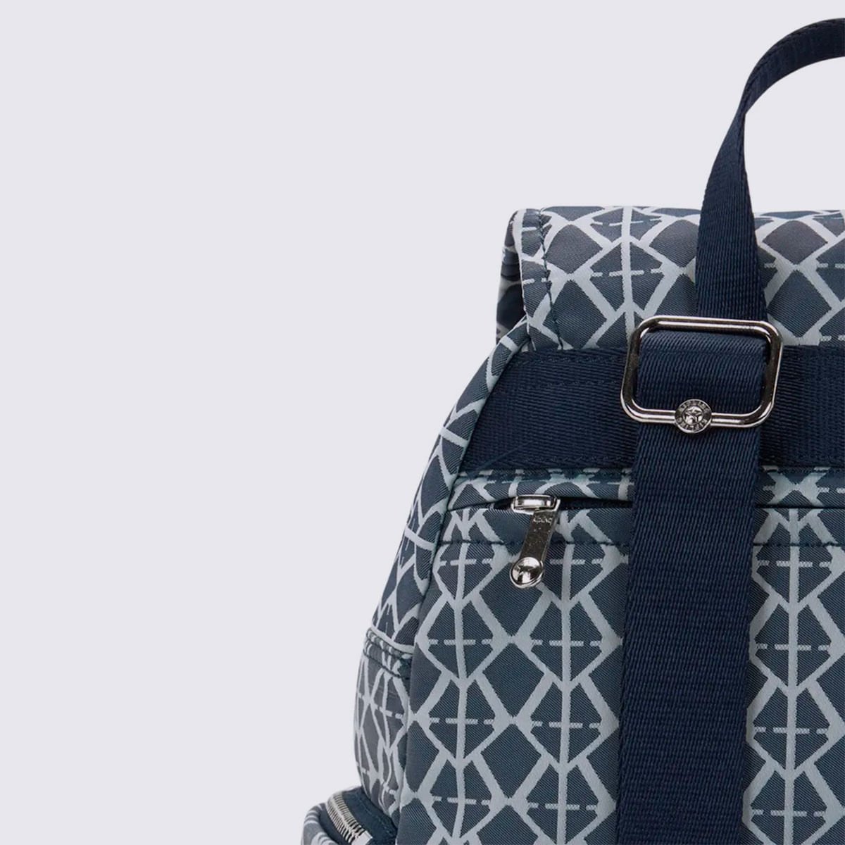 Mochila Kipling City Zip S Estampada I80298DM Preto/Branco 6