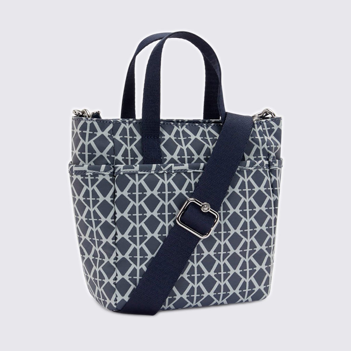 Bolsa Kipling Patya Estampada I80428DM Preto/Branco 2