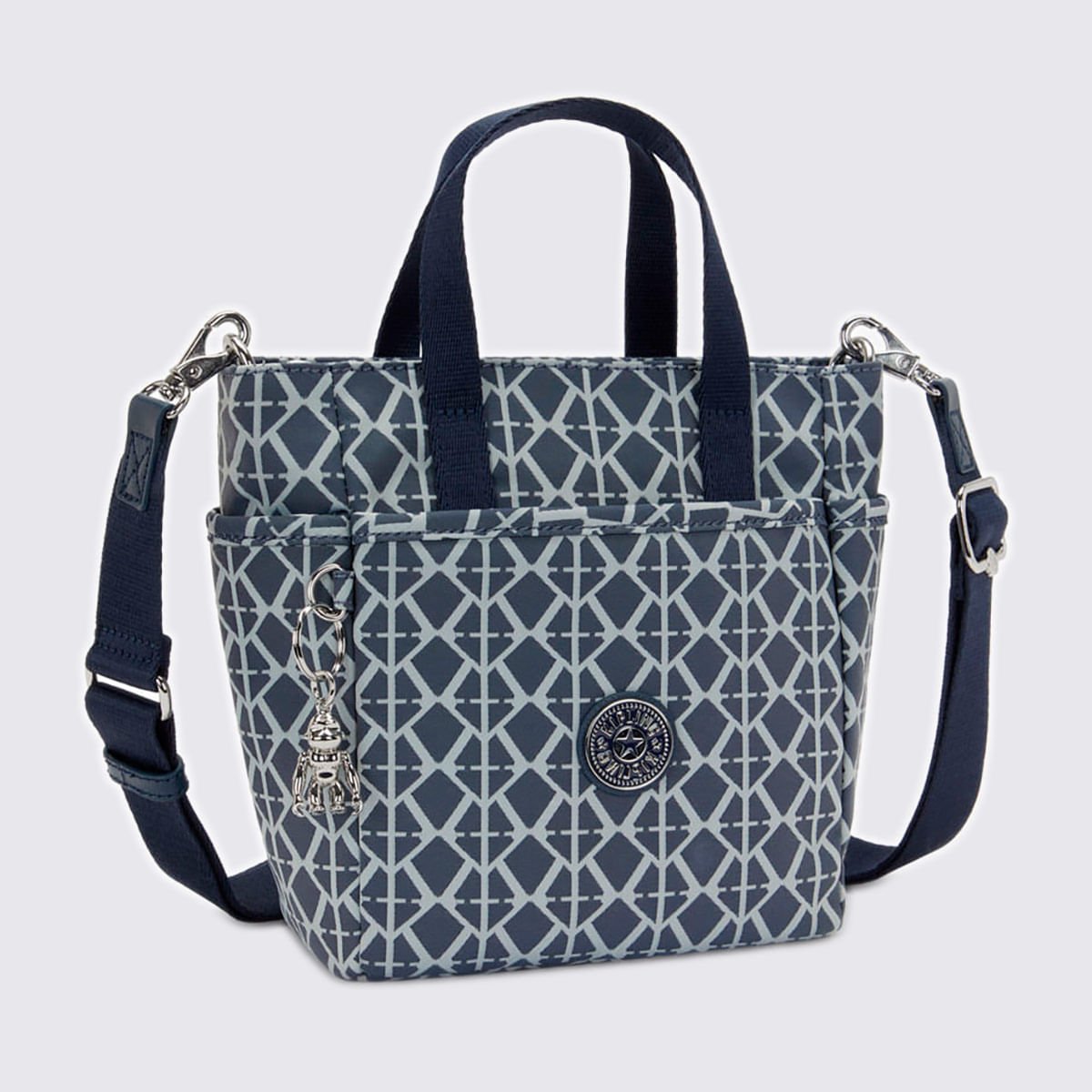 Bolsa Kipling Patya Estampada I80428DM Preto/Branco 3