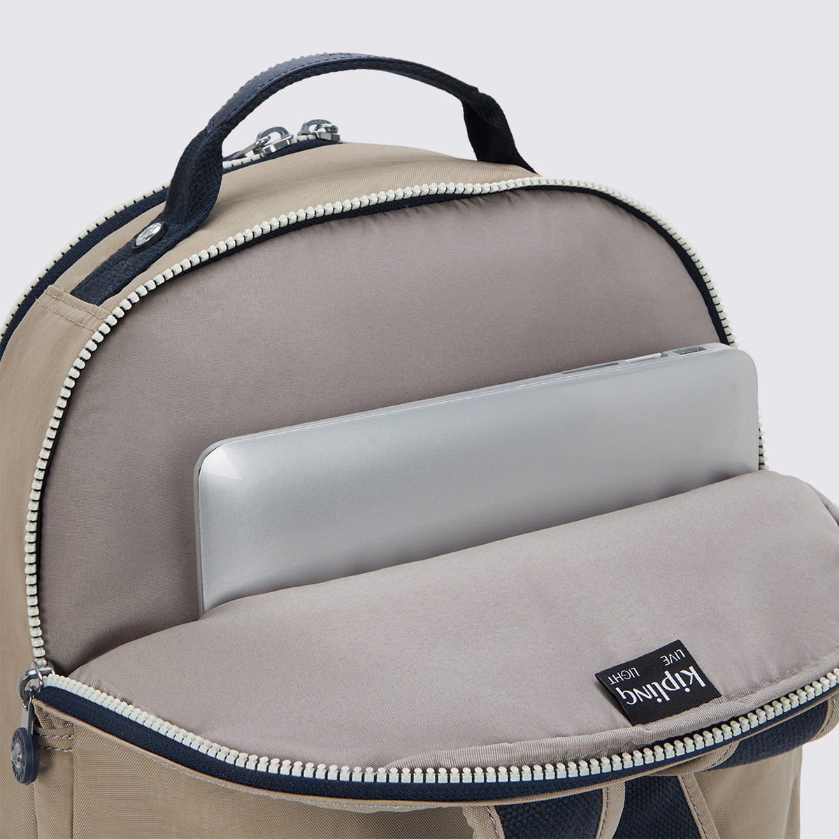 Mochila Kipling Seoul Lap Bege I29697ML Bege 8