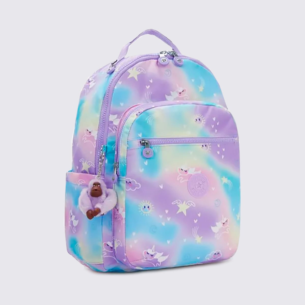 Mochila Kipling Seoul Estampado I48518CR Roxo 3