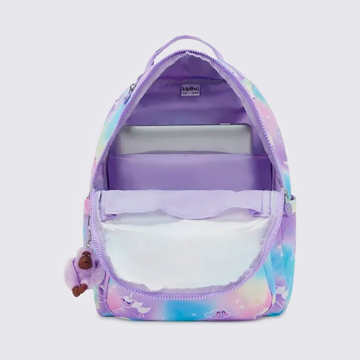 Mochila Kipling Seoul Estampado I48518CR Roxo 4
