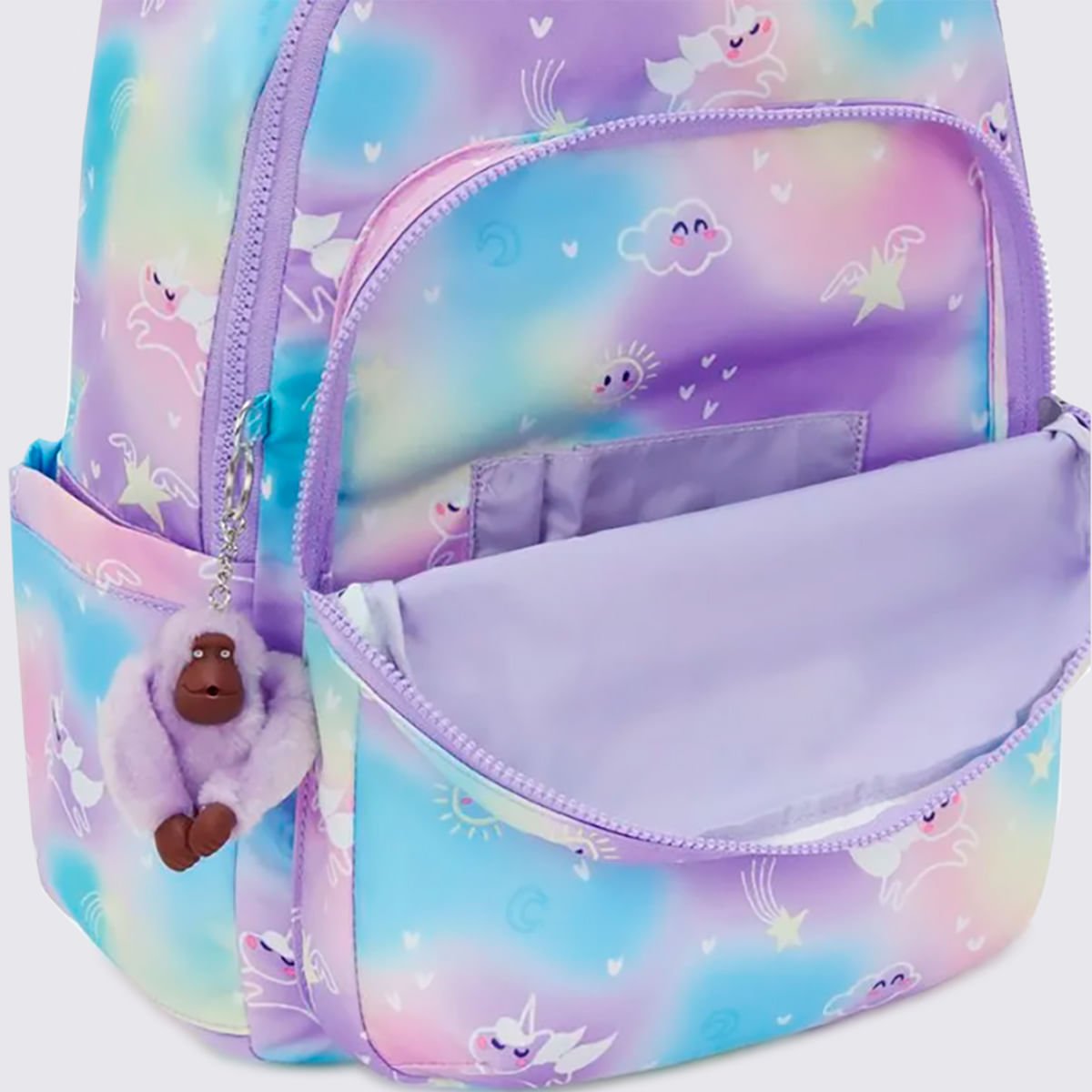 Mochila Kipling Seoul Estampado I48518CR Roxo 6