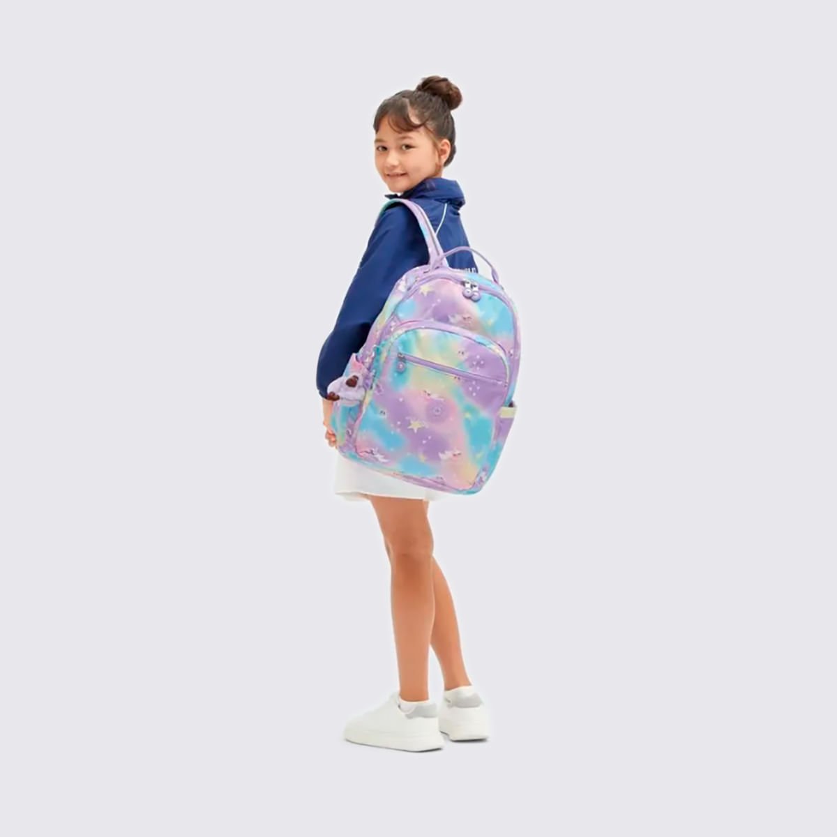 Mochila Kipling Seoul Estampado I48518CR Roxo 8