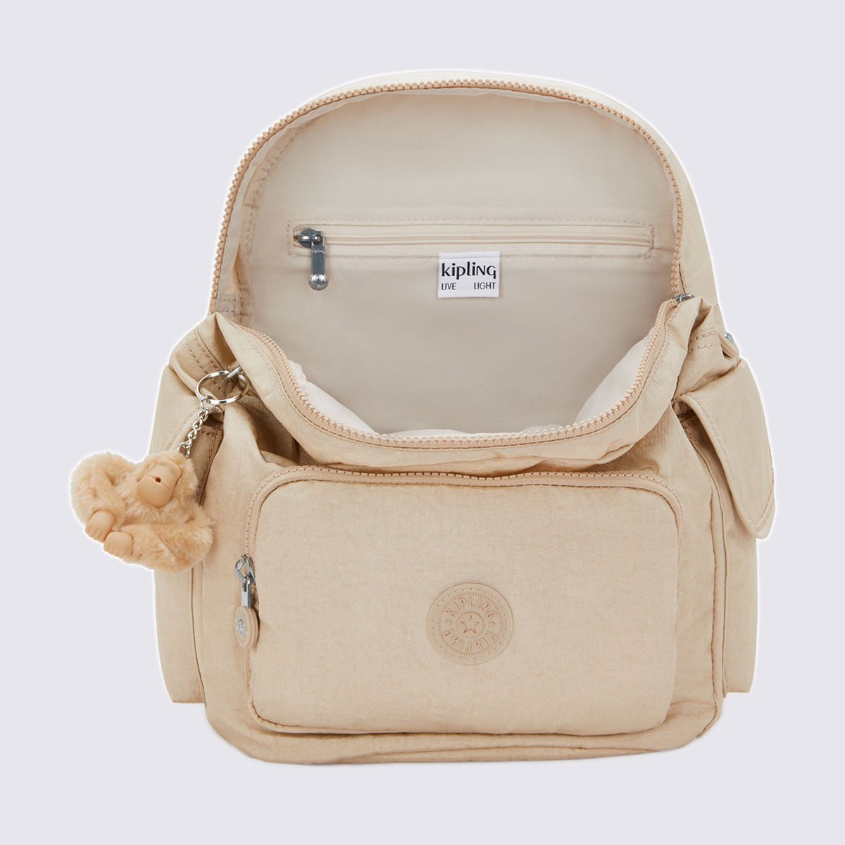 Mochila Kipling City Pack S Bege 156415DV Bege 4