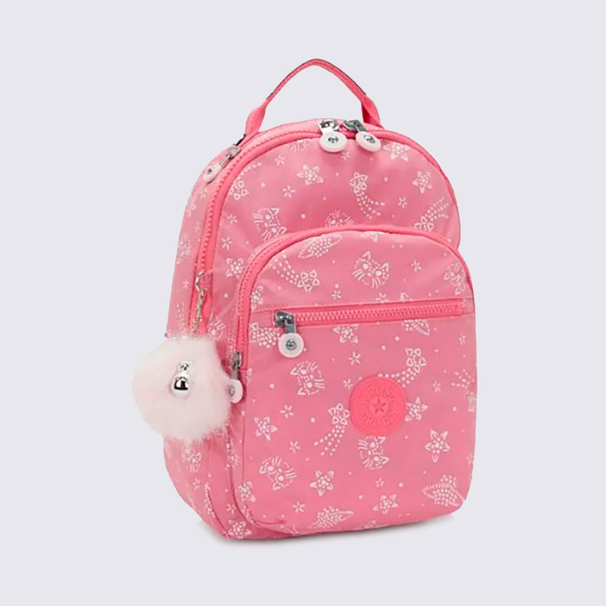 Mochila Kipling Seoul S Estampado I57685FR Rosa 3