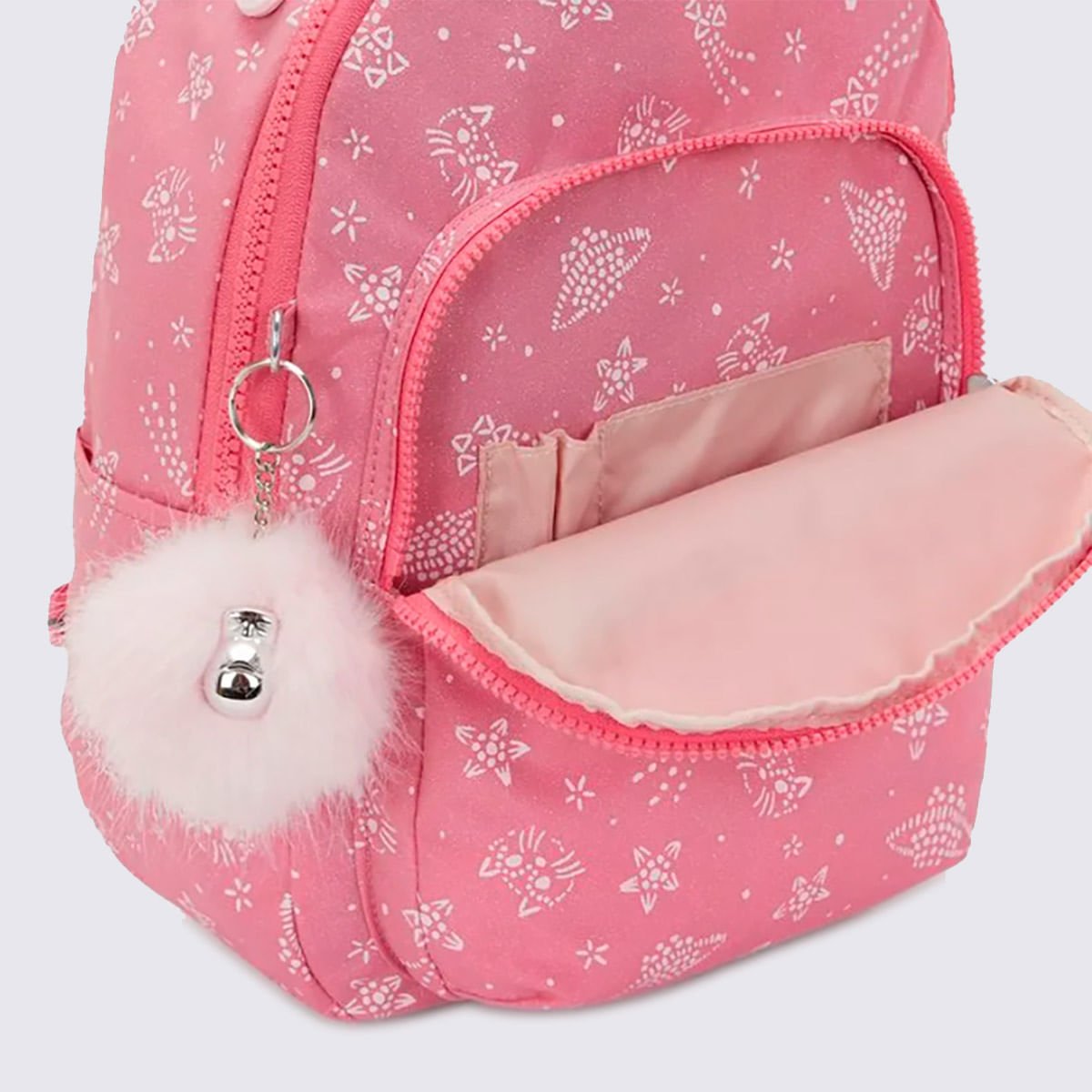 Mochila Kipling Seoul S Estampado I57685FR Rosa 6