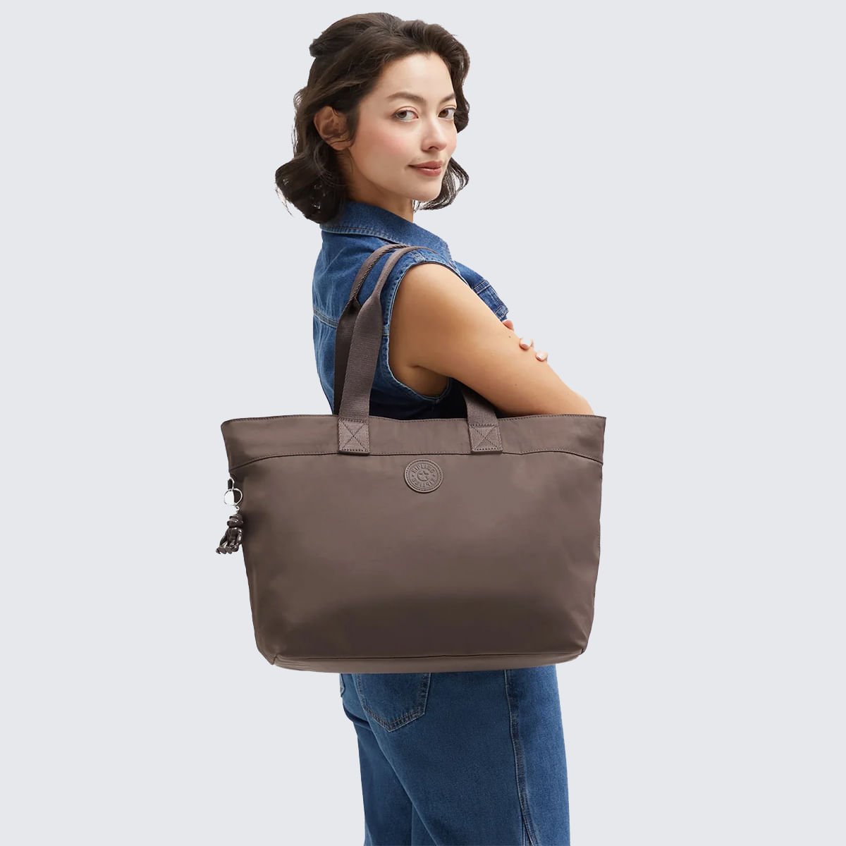 Bolsa Kipling Colissa Up Marrom I59985GG Marrom 6