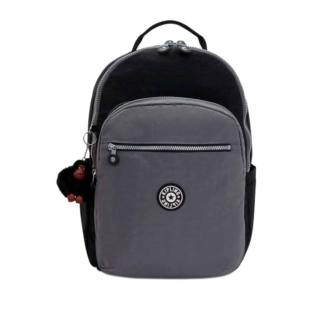 Mochila Kipling Seoul College Extra Cinza I63502GX