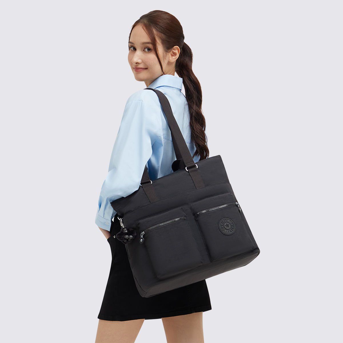 Bolsa Kipling India Preto I4609P39 Preto 7