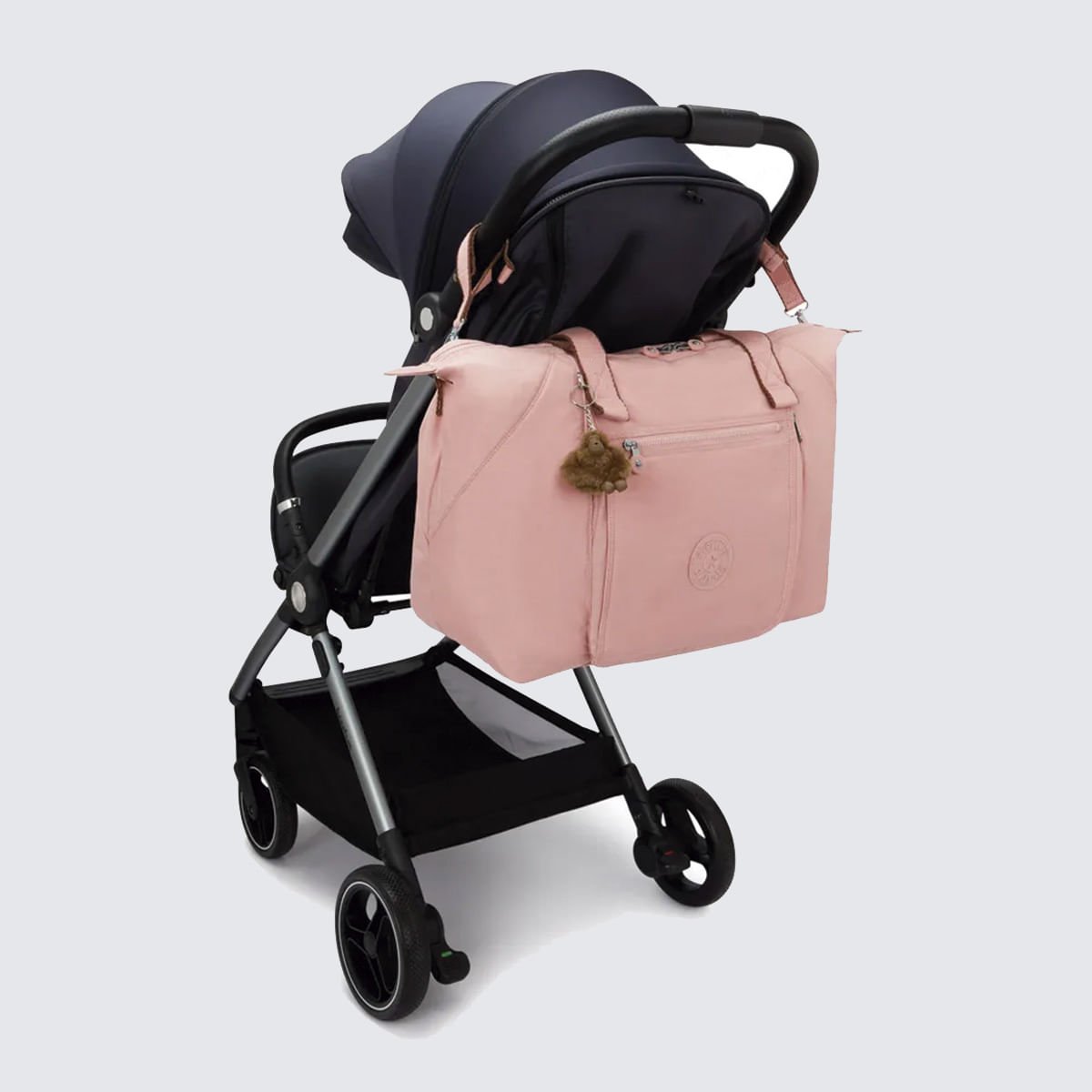 Bolsa Kipling New Art M Baby Bag Rosa I99280PN Rosa 8